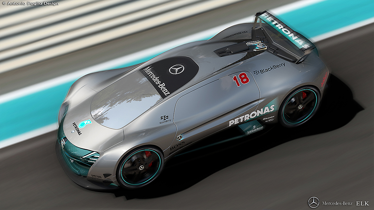 Elk，Benz，Elk electric vehicle，conceptual design，